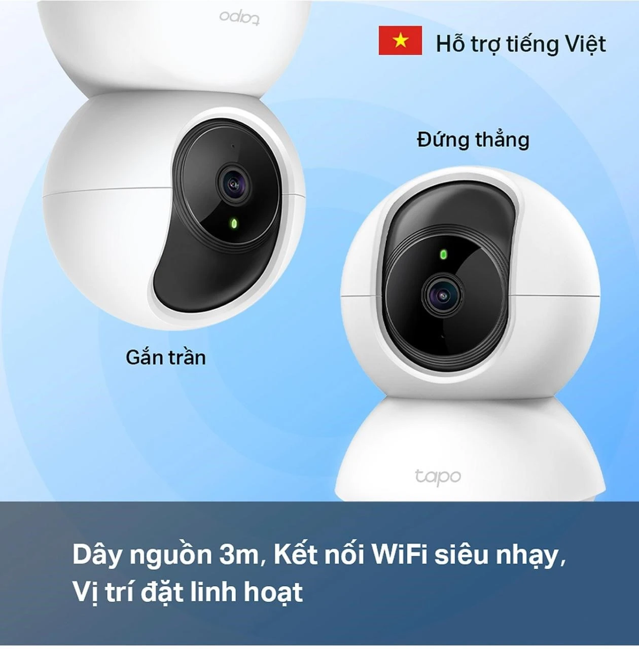 Camera IP Wifi TP-Link Tapo C200 360° 1080P - Chính hãng