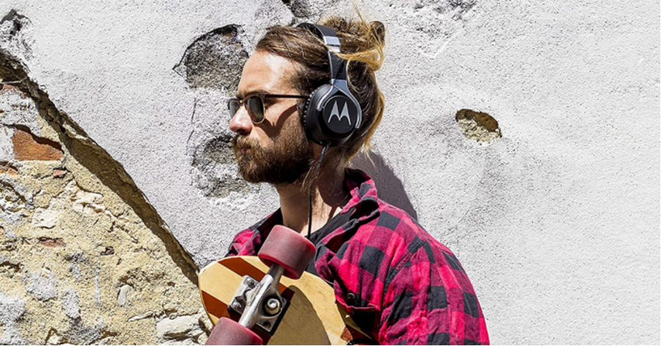 Tai nghe chụp tai (Có dây) Motorola Pulse Bass 200 Wired - Chính Hãng
