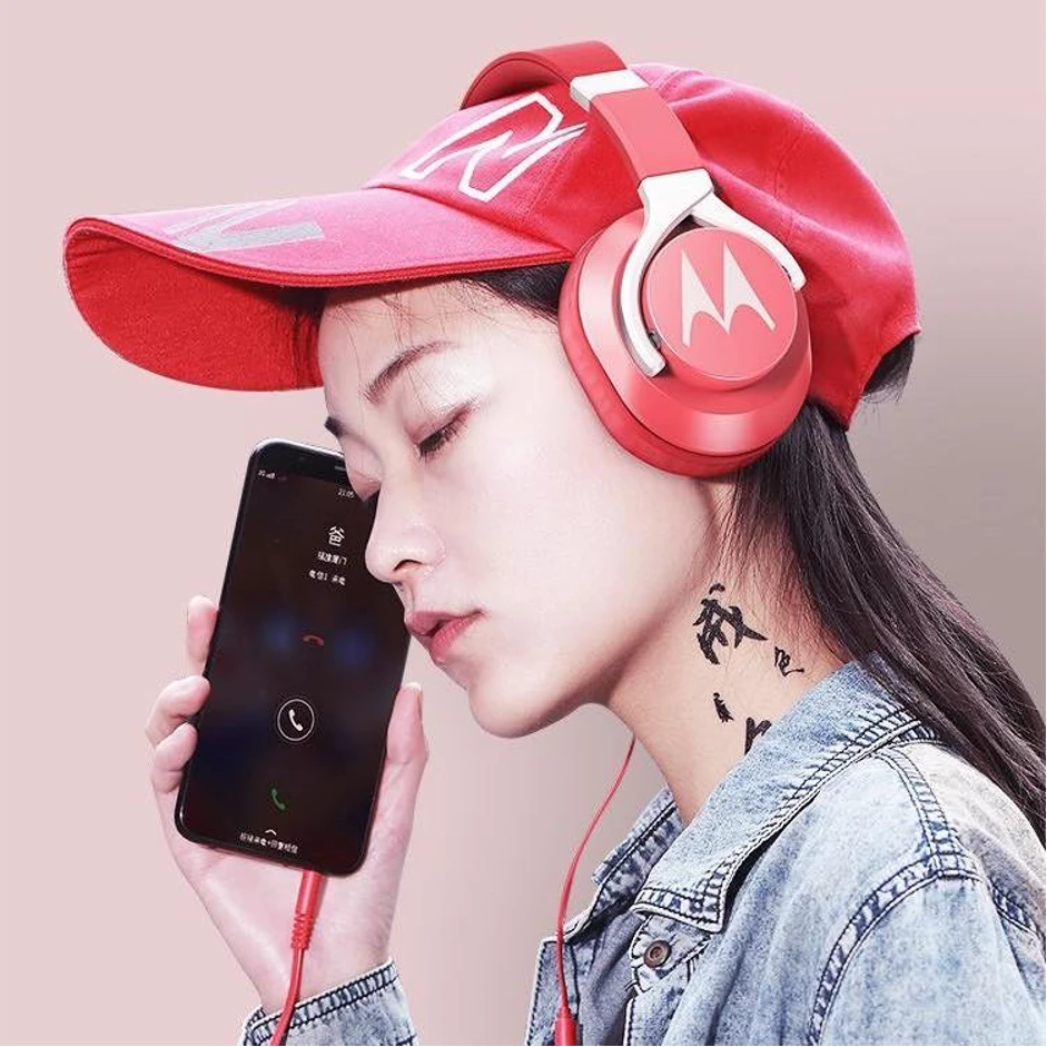 Tai nghe chụp tai (Có dây) Motorola Pulse Bass 200 Wired - Chính Hãng