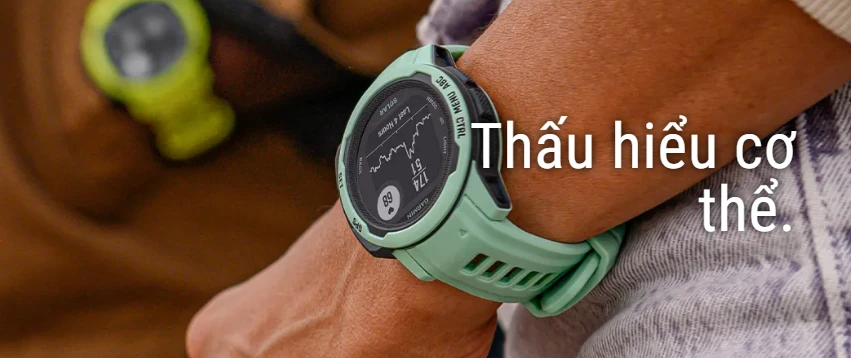 Đồng hồ Garmin Instinct 2S, Solar Standard Edition