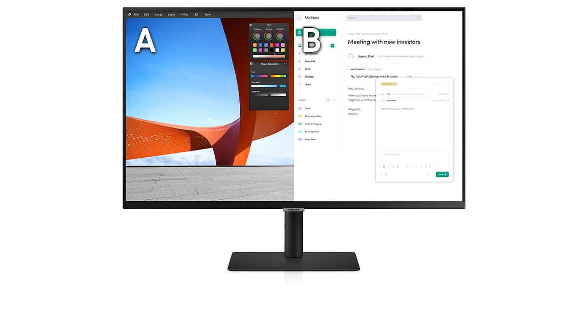 Màn hình máy tính Samsung ViewFinity S8 LS27B800PXEXXV 27 inch 4K/IPS
