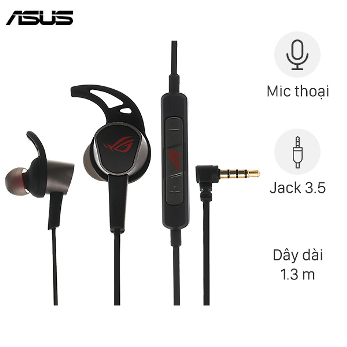 Tai nghe chơi game Asus ROG Cetra II Core - Chính Hãng