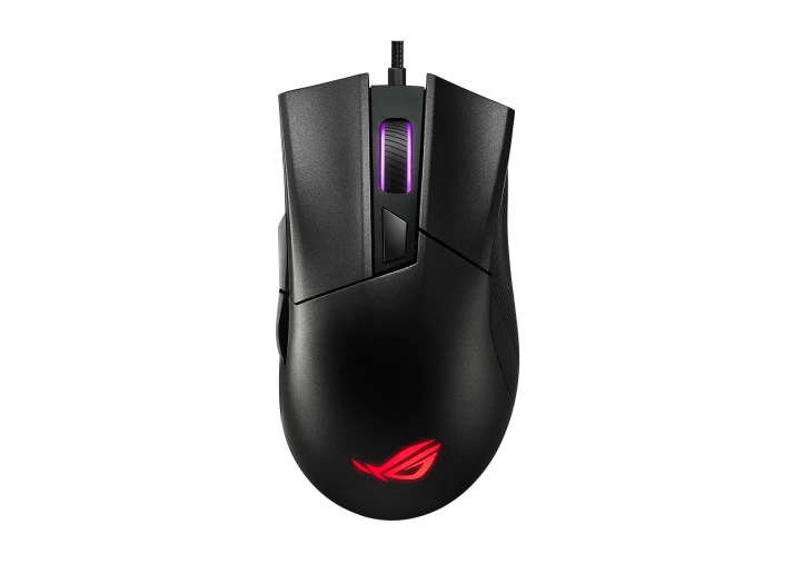 Chuột Chơi game Asus ROG Gladius II Core (P507) (USB/RGB/Black)