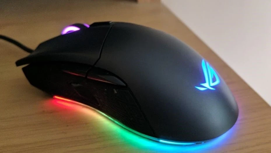Chuột Chơi game Asus ROG Gladius II Core (P507) (USB/RGB/Black)