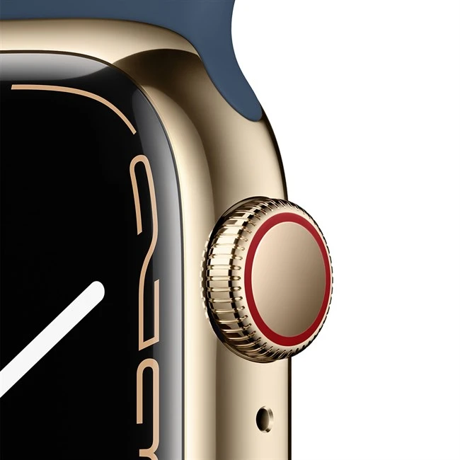 Apple Watch Series 7 - GPS + Cellular, 45mm - Vỏ Thép Dây Cao Su