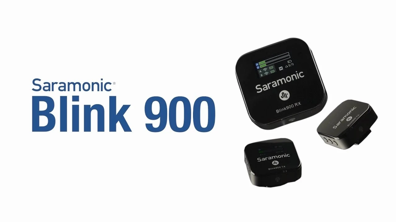 Bộ micro không dây Saramonic Blink900 B1(RX+TX) - Chính hãng