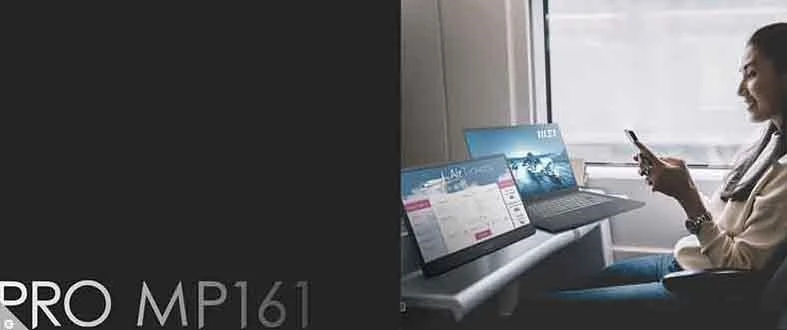 Màn hình di động MSI PRO MP161 (15.6"/FHD/IPS/60Hz/Có loa)