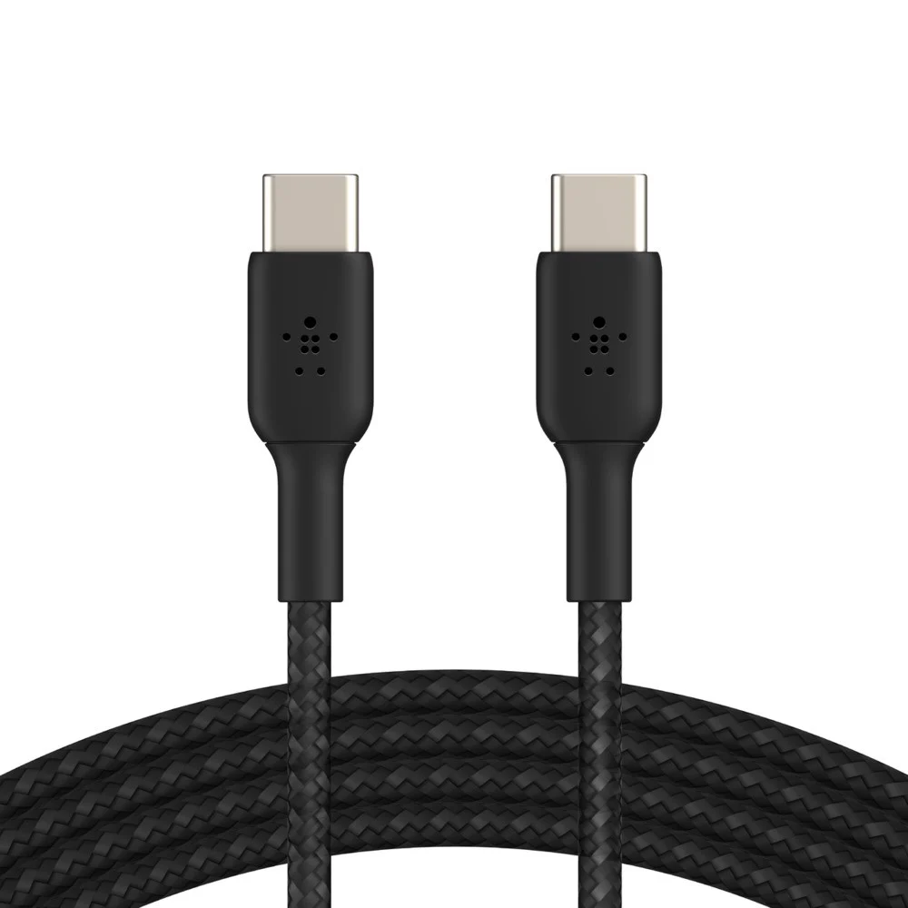 Cáp sạc nhanh USB Type C - C BOOST↑CHARGE™ Belkin 60W vỏ dù 1M - Chính Hãng