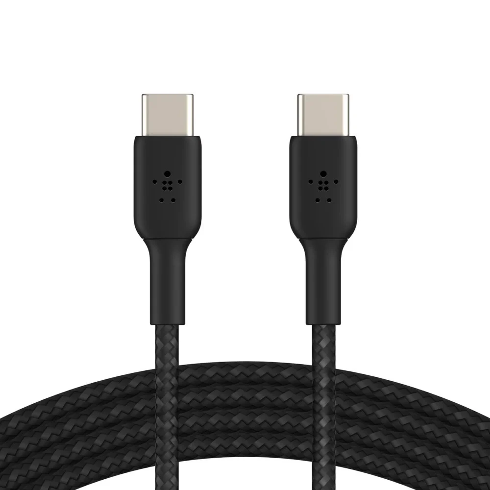 Cáp sạc nhanh USB Type C - C BOOST↑CHARGE™ Belkin 60W vỏ dù 1M - Chính Hãng