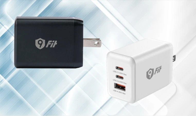 Củ sạc 9Fit PD 65W 1A2C GaN - Chính hãng