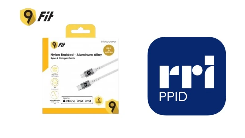 Cáp 9Fit USB-C to Lightning 1M - Chính hãng