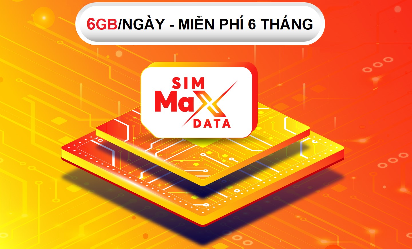 SIM Vietnamobile Max Data 6M