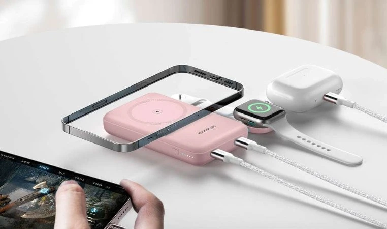 Sạc DP Innostyle Powermag duo 2-in-1 10000mAh cho iPhone + Apple Watch