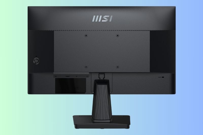 Mặt sau của màn hình MSI.