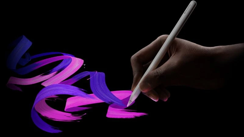 Apple Pencil Pro kết nối dễ dàng với sạc từ tính Apple Pencil Pro kết nối dễ dàng với sạc từ tính