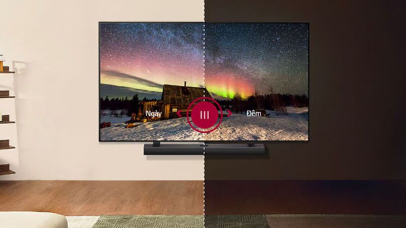 LG Smart Tivi 43QNED80TSA với thiết kế hiện đại và sang trọng