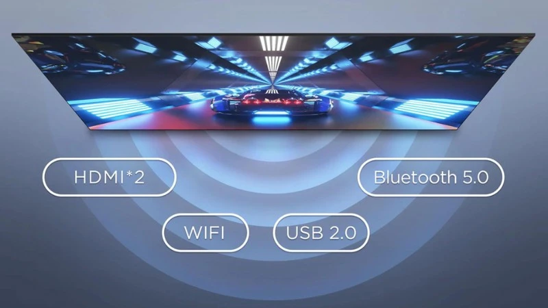 TCL Smart Tivi 40S5400A được trang bị các cổng kết nối đa dạng như HDMI và USB TCL Smart Tivi 40S5400A được trang bị các cổng kết nối đa dạng như HDMI và USB