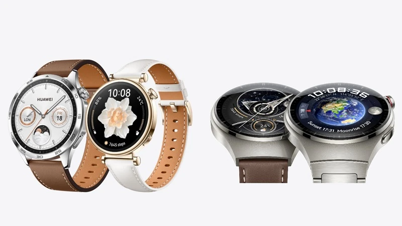 Thiết kế và hiển thị giữa Huawei Watch GT 4 và Watch 4 có sự khác biệt Thiết kế và hiển thị giữa Huawei Watch GT 4 và Watch 4 có sự khác biệt