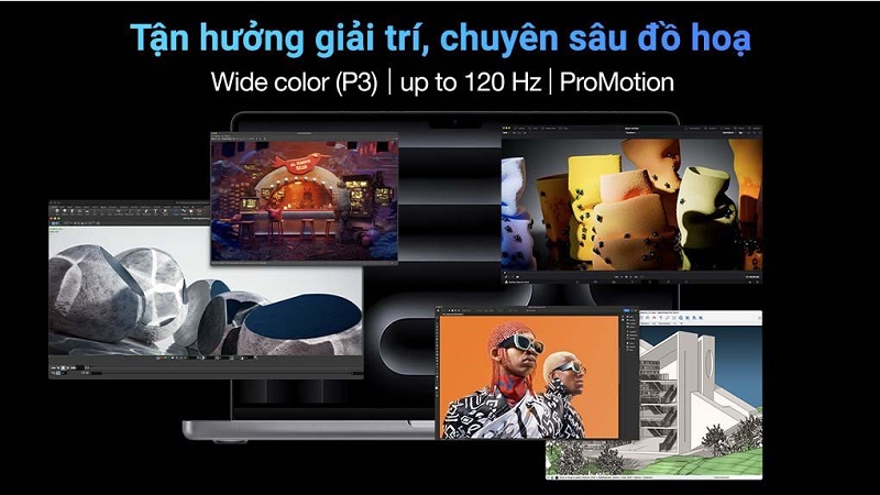 Công nghệ Wide color và 1 tỷ màu sắc.
