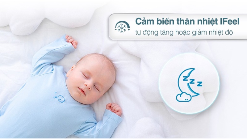 Cảm biến nhiệt độ thông minh iFeel trên điều hòa Casper Inverter 9.000 BTU (1 HP) TC-09IS35
