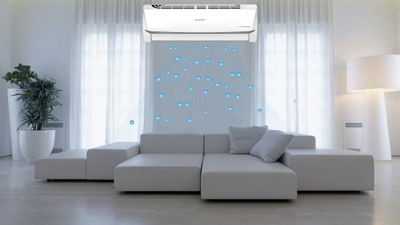 Máy lạnh Sharp Inverter 12.000 BTU (1.5 HP) AH-X13ZEW nổi bật với khả năng làm lạnh mạnh mẽ với công suất 12.000 BTU Máy lạnh Sharp Inverter 12.000 BTU (1.5 HP) AH-X13ZEW nổi bật với khả năng làm lạnh mạnh mẽ với công suất 12.000 BTU