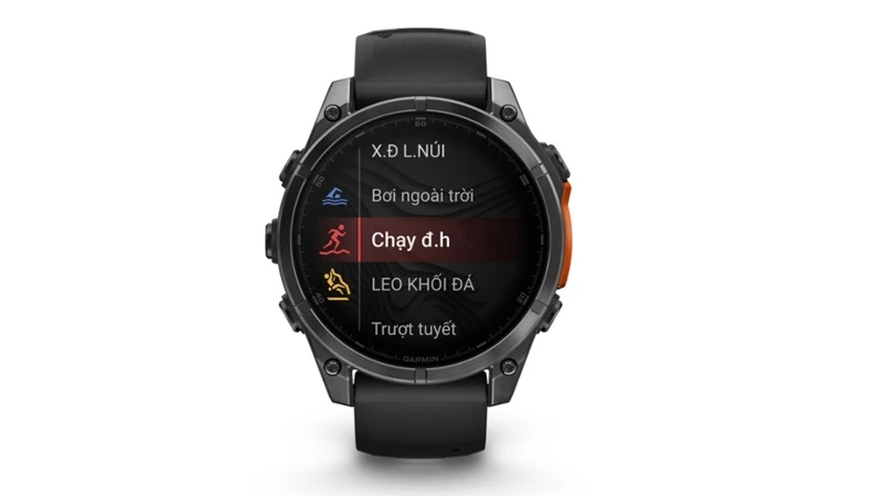Garmin Fenix 8 43mm Sapphire AMOLED Edition đi kèm với cảm biến Elevate Gen 5 mới nhất của Garmin Garmin Fenix 8 43mm Sapphire AMOLED Edition đi kèm với cảm biến Elevate Gen 5 mới nhất của Garmin