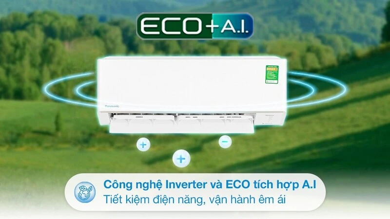 Điều hòa Panasonic 2 chiều Inverter 17.700 BTU (2 HP) CU/CS-YZ18AKH-8 được trang bị công nghệ tiết kiệm điện vượt trội Điều hòa Panasonic 2 chiều Inverter 17.700 BTU (2 HP) CU/CS-YZ18AKH-8 được trang bị công nghệ tiết kiệm điện vượt trội