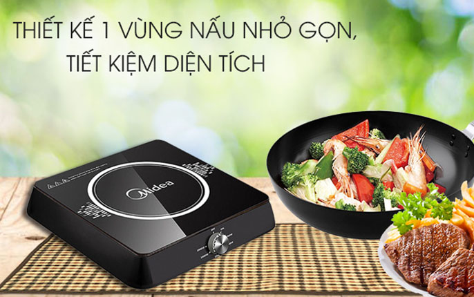 Midea bếp từ MI-K1917EF(B), 1900W