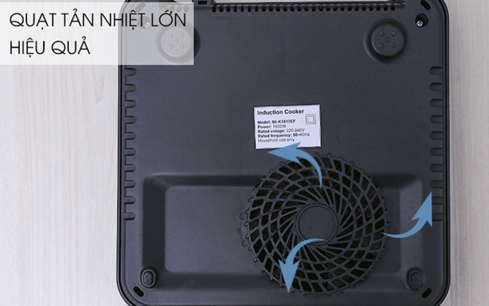 Midea bếp từ MI-K1917EF(B), 1900W
