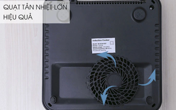 Midea bếp từ MI-K1917EF(B), 1900W