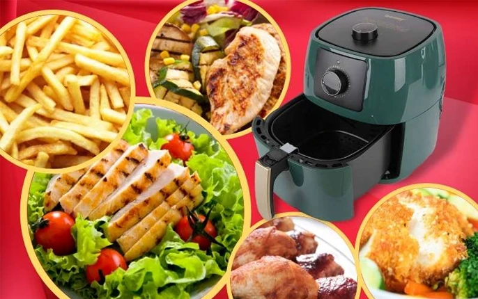 Benny nồi chiên không dầu BAF-55H, 5.5L