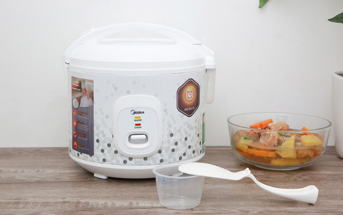 Midea nồi cơm điện MR-CM1025, 1L