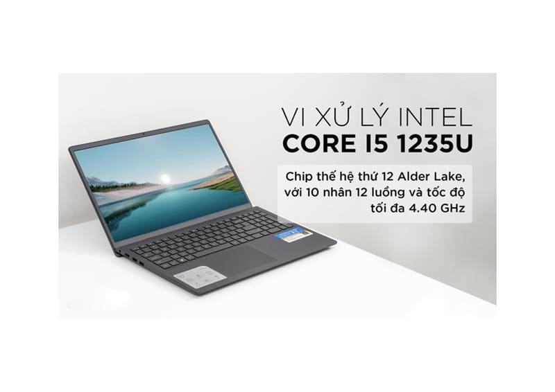 Vi xử lý Intel Core i5-1235U.