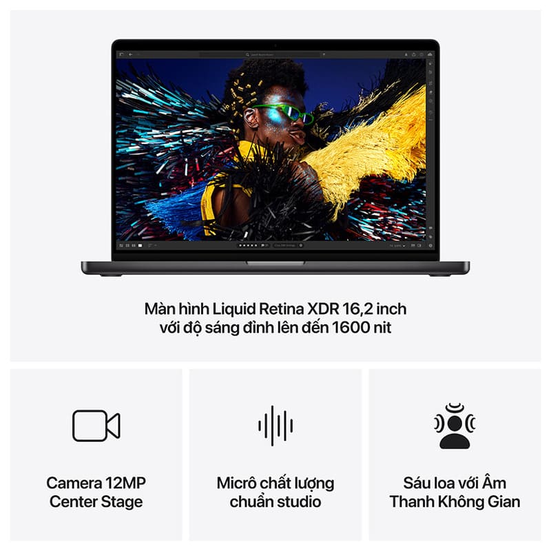 Màn hình Liquid Retina XDR.