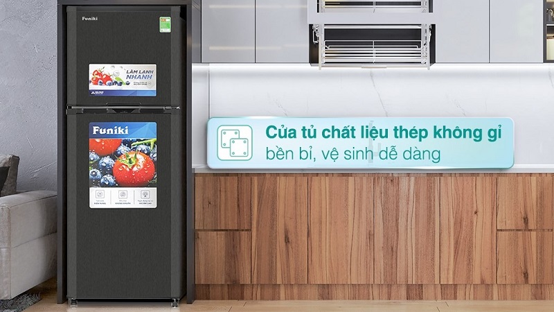 Chất liệu thép không gỉ.