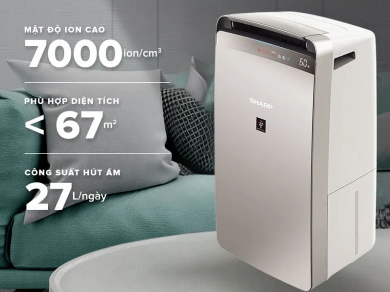 Công nghệ Inverter tiết kiệm điện năng hiệu quả của máy hút ẩm kết hợp lọc khí SHARP DW-J27FV-S Công nghệ Inverter tiết kiệm điện năng hiệu quả của máy hút ẩm kết hợp lọc khí SHARP DW-J27FV-S