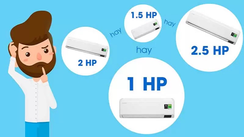 Xác định công suất theo diện tích phòng để chọn máy lạnh Toshiba phù hợp