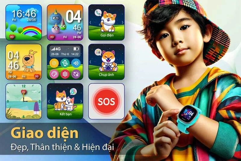 Đồng hồ định vị trẻ em myALO K64 - Chính hãng