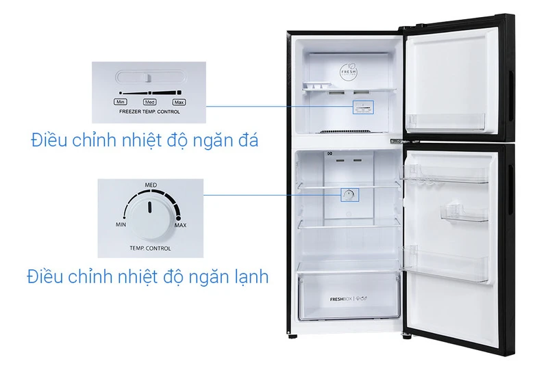 Aqua Inverter 189 lít AQR-T220FA(FB) kết hợp sự cao cấp và hiện đại thông minh Aqua Inverter 189 lít AQR-T220FA(FB) kết hợp sự cao cấp và hiện đại thông minh