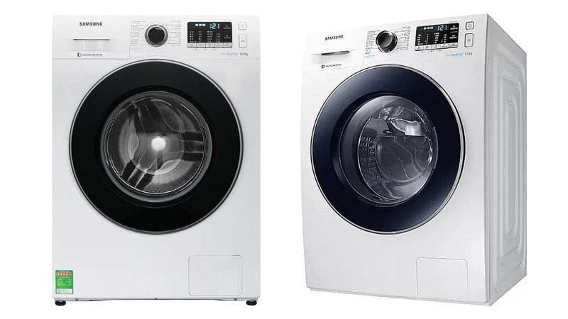 Thiết kế hiện đại, sang trọng của máy giặt Samsung