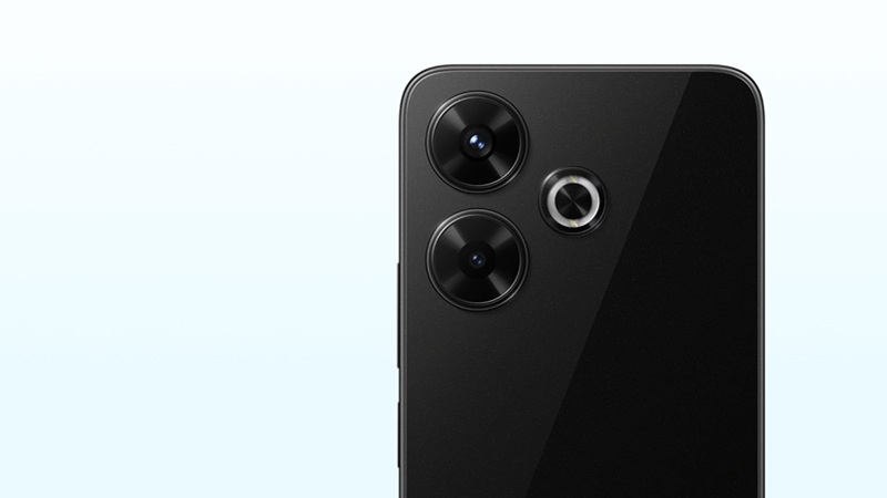 Xiaomi Redmi 13 tạo dấu ấn mạnh mẽ với cụm camera chính có độ phân giải lên đến 108MP, kết hợp cùng camera macro 2MP