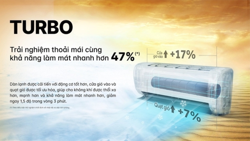 Động cơ mạnh mẽ với Turbo Cooling.