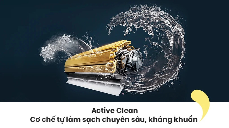 Công nghệ lọc kép dual Filter và active clean.
