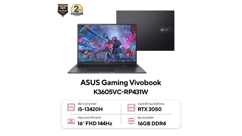 Laptop asus gaming vivobook.