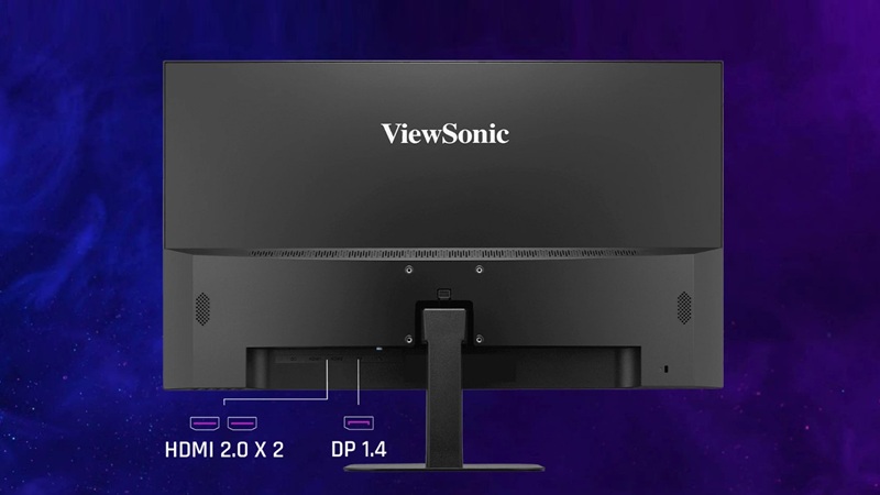 Màn hình ViewSonic VX2457A-HD-PRO kết nối đa dạng, tương thích với nhiều thiết bị