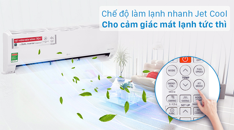 Sảng khoái tức thì với làm lạnh nhanh.