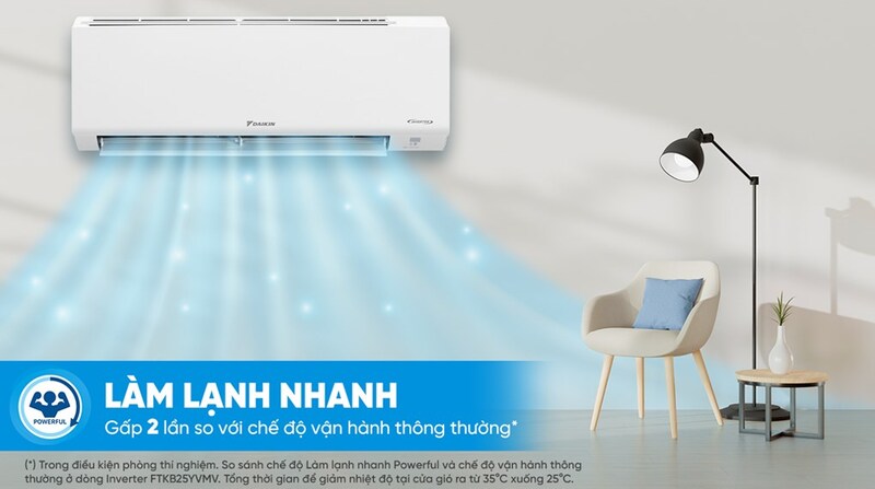 Làm lạnh nhanh Powerful mát lạnh tức thì