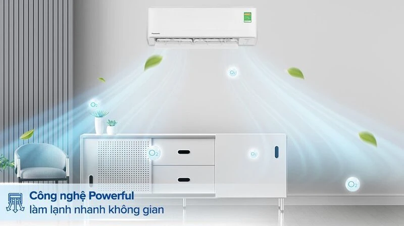 Chế độ làm lạnh nhanh Powerful Chế độ làm lạnh nhanh Powerful