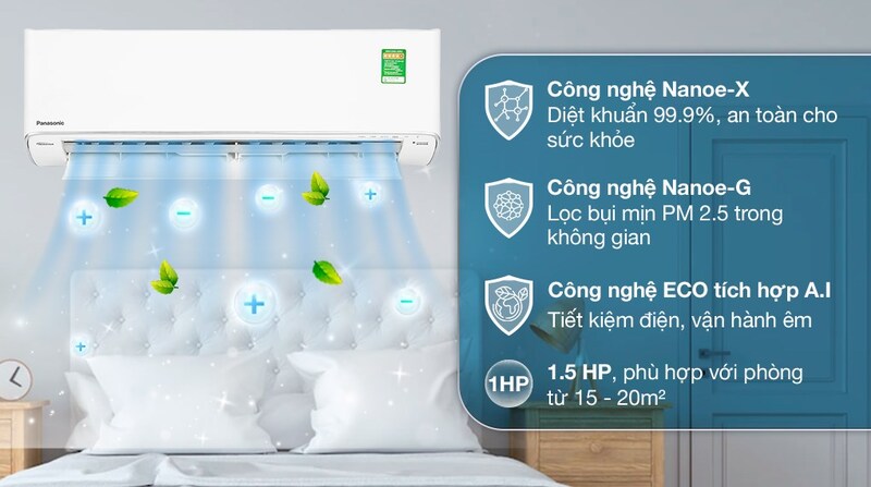 Tham khảo giá của điều hòa Panasonic Inverter 12.000 BTU