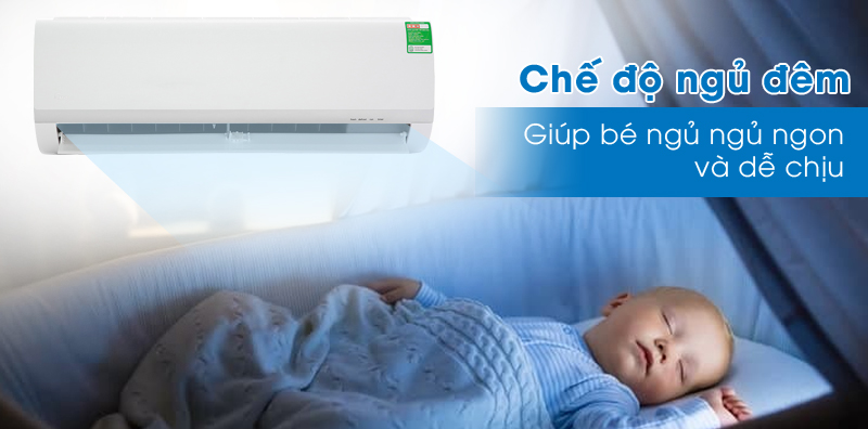 Giấc ngủ trọn vẹn với chế độ Sleep Mode.